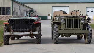 Restoring a Willys Jeep in 10 Minutes [upl. by Lefty]