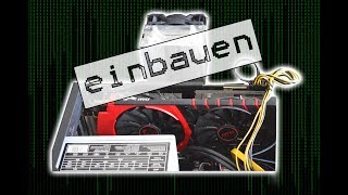 GRAFIKKARTE einbauen amp ausbauen 🆗 PC GPU Wechsel und Anschluss der Grafikkarte Anleitung Deutsch [upl. by Pry]