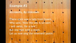 Examples of Limerick Poems [upl. by Jaf]