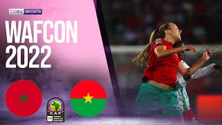 Morocco vs Burkina Faso  WAFCON HIGHLIGHTS  070222  beIN SPORTS USA [upl. by Cibis]