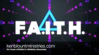 FAITH  Kids worship song featuring Yancy  childrens lyric video [upl. by Adamson]