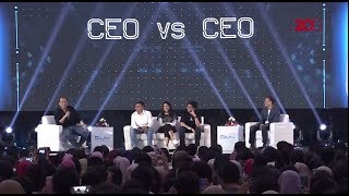 CEO Vs CEO CT Hadapi Pendiri GoJek BukaLapak Hingga Dian Sastro [upl. by Nerdna581]