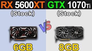 RX 5600 XT Vs GTX 1070 Ti  1080p and 1440p Gaming Benchmarks [upl. by Acirehs570]