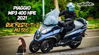 Piaggio MP3 400 HPE l TEST MOTORLIVE [upl. by Roxanne]