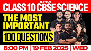 Class 10 CBSE Science  The Most Important 100 Questions  Xylem Class 10 CBSE [upl. by Leela]