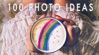 100 CREATIVE PHOTOGRAPHY IDEAS AT HOME using what you have [upl. by Brawley]