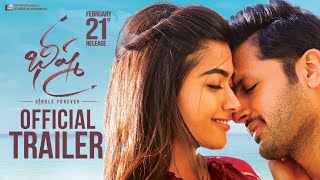 Bheeshma Theatrical Trailer  Nithiin Rashmika Mandanna  Venky Kudumula [upl. by Alekim]