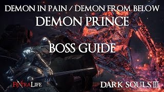 Dark Souls 3 The Ringed City Demon in Pain and Demon From Below Boss Fight Guide [upl. by Ryan813]