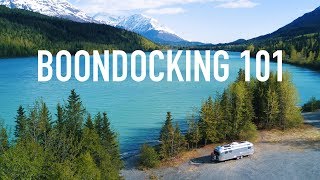 Boondocking 101  A Guide to Free Camping in Your RV [upl. by Sarilda270]