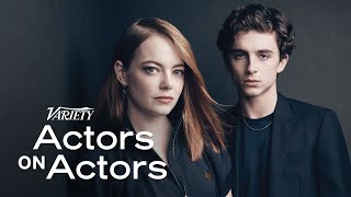 Timothée Chalamet amp Emma Stone  Actors on Actors  Full Conversation [upl. by Novia]