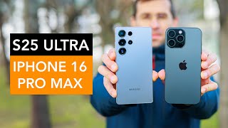 Galaxy S25 Ultra vs iPhone 16 Pro Max [upl. by Ataeb]