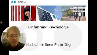 Kurzvorlesung „Einführung in die Psychologie“ [upl. by Auqinot]