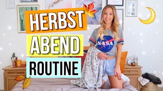 ABEND ROUTINE IM HERBST 🍂Abendroutine 2018 🍁 Cali Kessy [upl. by Auqinaj281]