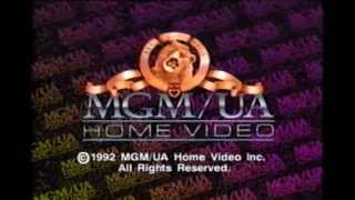 MGMUA Home Videos 1992 Company Logo 2 VHS Capture [upl. by Mathias]