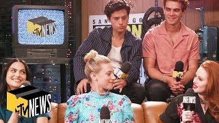 Riverdale Cast Talks Relationships Theories amp Archies Shirtless Moments in Season 4  MTV News [upl. by Bartram]