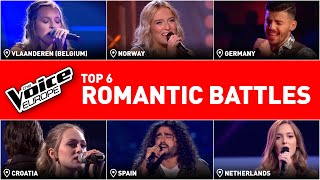 They brought romanticism to The Voice with these battles  TOP 6 [upl. by Auhel]