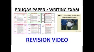 EDUQAS GCSE English Language Paper 2 writing revision podcast [upl. by Ardaed]