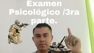 🇮🇹Examen Psicológico3ra parte [upl. by Retsub]