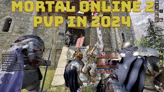 Mortal Online 2 PvP in 2024 [upl. by Anirdnajela817]