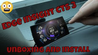 Edge Insight CTS 3 unboxing and install [upl. by Eneleahcim]