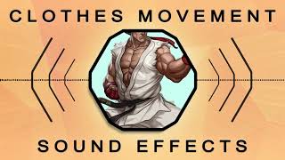 Clothes Movement  Free Sound Effect [upl. by Ennovyhs]