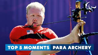 Para Archery Legends  Top 5 moments from Archery  Paralympic Games [upl. by Bowerman324]