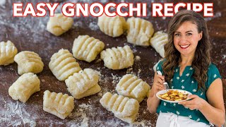 Easy Potato Gnocchi Recipe [upl. by Ladonna]