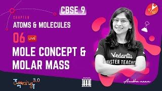 Class 9 Chemistry Chapter 3  Mole Concept  Atoms amp Molecules [upl. by Violetta239]