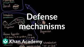 Defense mechanisms  Behavior  MCAT  Khan Academy [upl. by Nhguavahs]