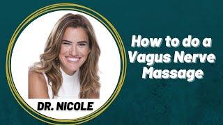 How To Do A Vagus Nerve Massage [upl. by Bocaj]