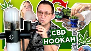 First Time Trying CBD HOOKAH💨 CBD Shisha Review [upl. by Yate]