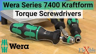 Wera Series 7400 Kraftform Adjustable Torque Screwdrivers  Flexible Assembly Systems [upl. by Nahshun]