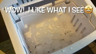 How to use Igloo portable ice maker Unboxing Portable Electric Countertop Ice Maker Machine [upl. by Ellerahc746]