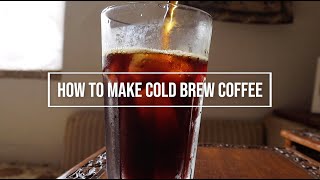 How to make cold brew coffeeand what ratios you can use [upl. by Analah]