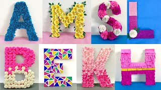 10 DIY 3D letters Decor ideas for any occasion at home and for home decor [upl. by Nena]