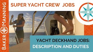 How To Work on a Yacht as a Deckhand [upl. by Akinahc]