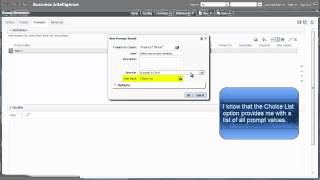 Creating Column Prompts Using Oracle BI EE [upl. by Davide]