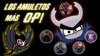 LOS MEJORES AMULETOS de HOLLOW KNIGHT  3 BUILDS OP [upl. by Lladnew]