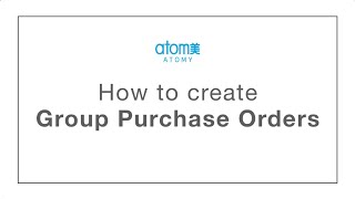 How to Create Group Purchase Orders English [upl. by Elyrpa]