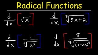 Derivatives of Radical Functions [upl. by Irafat]