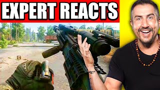 Sniper REACTS to Escape from Tarkov  Experts React [upl. by Lucius]