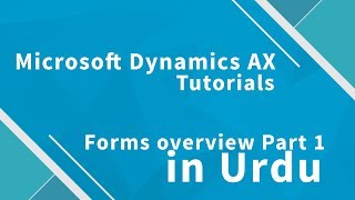 Microsoft Dynamics AX 2012 Forms [upl. by Margie180]