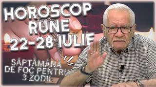 HOROSCOP RUNE 2228 iulie 2024 Mihai Voropchievici 3 zodii în focuri [upl. by Ymij622]