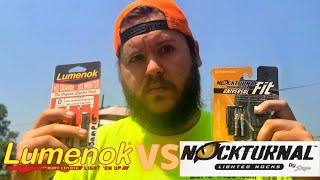 Nocturnal Fit vs Lumenok  Lighted Nock Duel [upl. by Ramin]