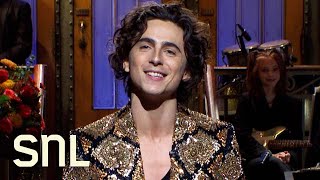 Timothée Chalamet Monologue  SNL [upl. by Bassett]