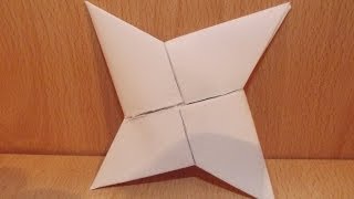 TUTORIAL Kako napraviti origami suriken od papira [upl. by Melak]