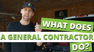 What Does A General Contractor Do [upl. by Tirrej]