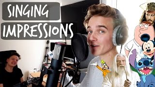 SINGING IMPRESSIONS WITH CONOR MAYNARD [upl. by Otrebide90]