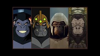 Gorilla Grodd Evolution in Cartoons amp TV 2018 [upl. by Eniak]