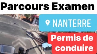 PARCOURS EXAMEN PERMIS NANTERRE [upl. by Nahem]